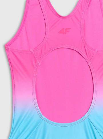 4F Badeanzug in Pink/ Hellblau