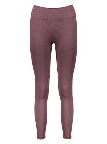 4F Legginsy sportowe w kolorze czerwonym