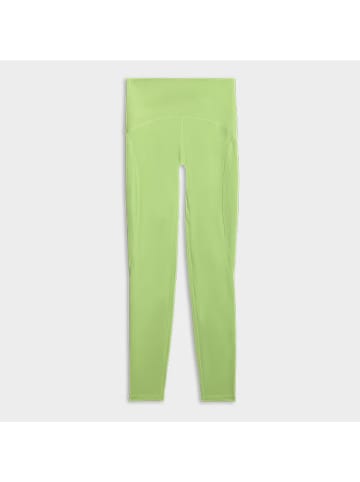 4F Legginsy sportowe w kolorze zielonym
