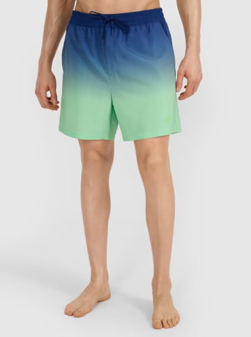 4F Zwemshorts donkerblauw/groen