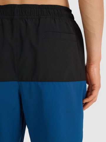 4F Badeshorts in Schwarz/ Dunkelblau