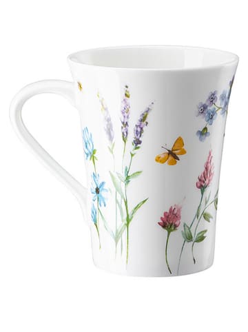 Hutschenreuther Kubek w kolorze biało-fioletowo-żółtym - 400 ml