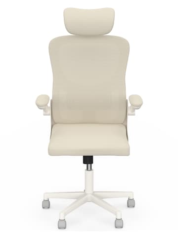 IDOMYA Essentials Bürostuhl ''James'' in Beige - (B)59 x (H)120,5 x (T)56 cm