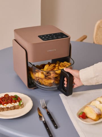 CREATE Heteluchtfriteuse ''Studio Crystal'' lichtbruin - 4,2 l
