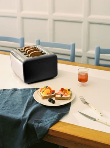 CREATE Toaster "Retro" in Schwarz - (B)31,6 x (H)31,6 x (T)22 cm