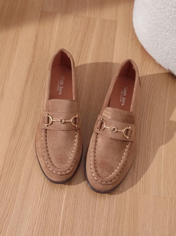 Sixth Sens Mokassins in Khaki