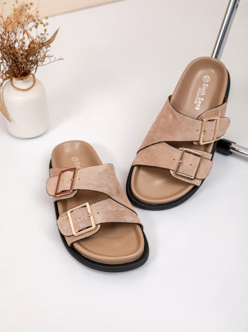 Sixth Sens Pantoletten in Beige