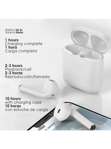 DAM In-ear hoofdtelefoon "D120 TWS" grijs