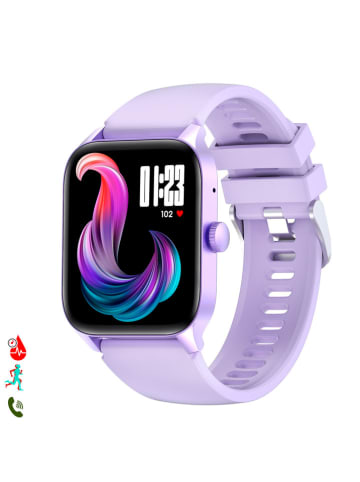 DAM Smartwatch "QS56" paars