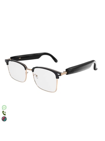 DAM Smart-Brille "GS13" in Schwarz/ Gold