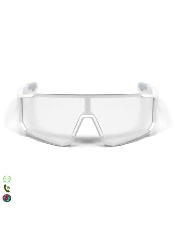 DAM Inteligentne okulary sportowe "QY01" w kolorze białym