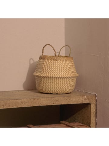 SCALPERS Opbergmand beige/wit - (H)40 cm