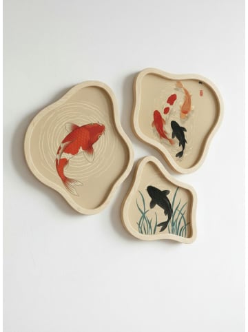 Wallity 3er-Set: Gerahmte Kunstdrucke