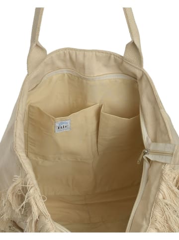BLE Schultertasche in Beige - (B)16 x (H)16 cm
