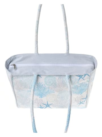 BLE Schultertasche in Weiß - (B)40 x (H)32 x (T)14 cm