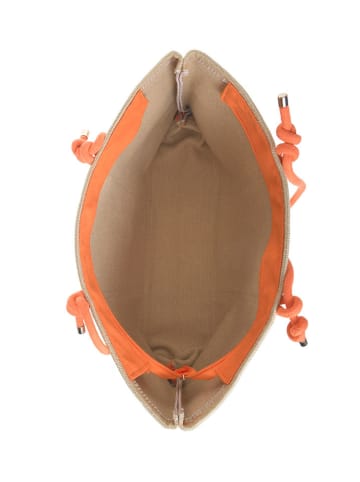 BLE Shopper in Beige - (B)50 x (H)33 x (T)10 cm