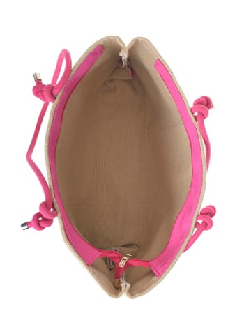 BLE Shopper bag w kolorze beżowym - 50 x 33 x 10 cm