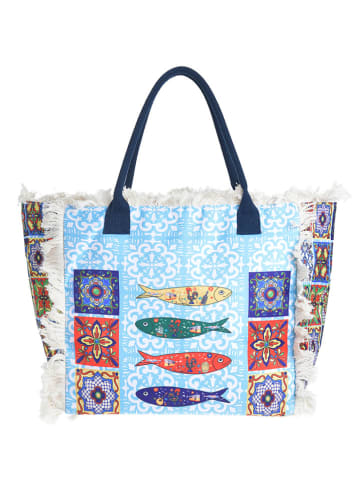 BLE Shopper meerkleurig - (B)50 x (H)33 x (D)20 cm