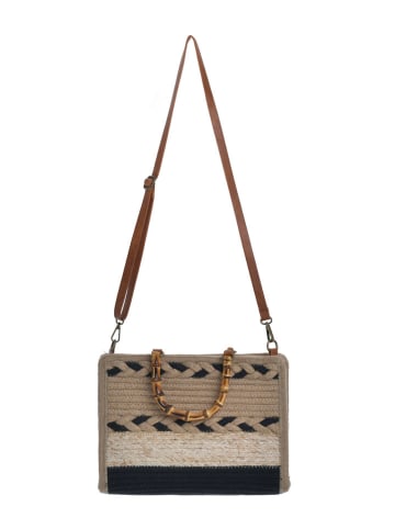 BLE Schoudertas beige - (B)31 x (H)23 x (D)8 cm