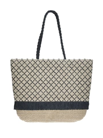 BLE Shopper bag w kolorze beżowym - 40 x 30 x 15 cm