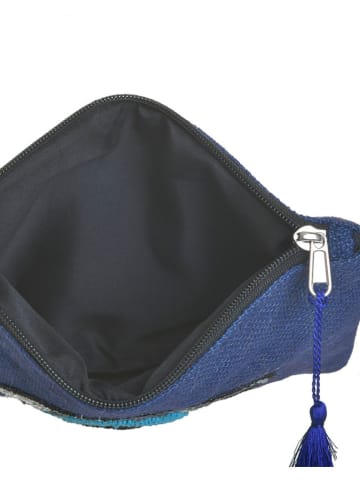 BLE Cosmeticatas donkerblauw - (B)25 x (H)20 x (D)1 cm