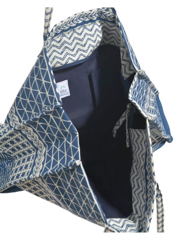 BLE Shopper bag w kolorze niebieskim - 45 x 35 x 20 cm
