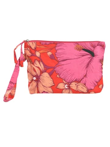 BLE Cosmeticatas roze/rood - (B)25 x (H)17 x (D)5 cm