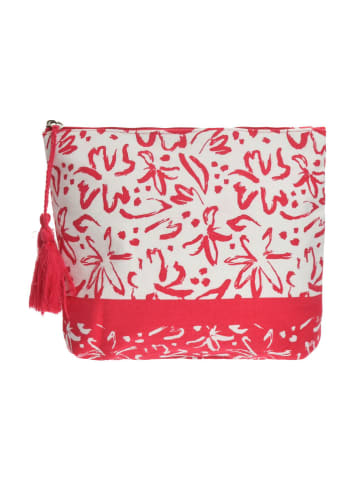 BLE Cosmeticatas wit/rood - (B)20 x (H)18 x (D)5 cm