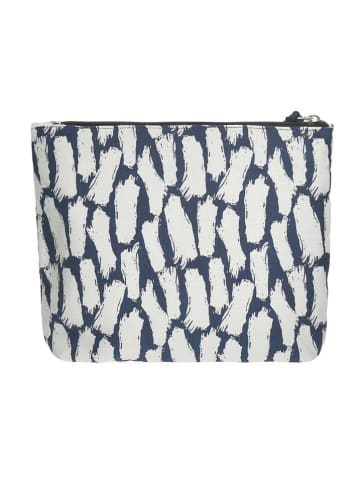 BLE Cosmeticatas wit/donkerblauw - (B)20 x (H)18 x (D)5 cm