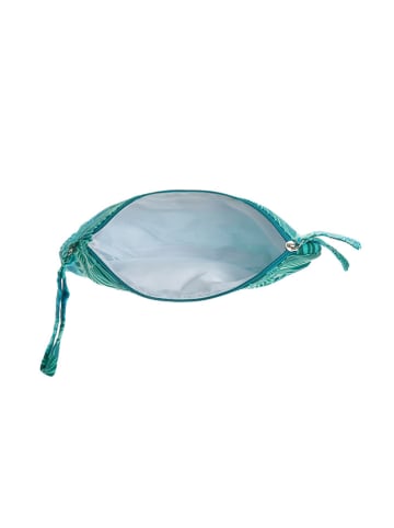 BLE Cosmeticatas blauw/groen - (B)25 x (H)17 x (D)5 cm