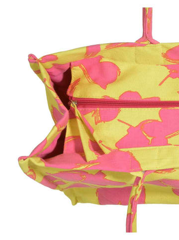 BLE Shopper in Gelb/ Pink - (B)45 x (H)37 x (T)20 cm