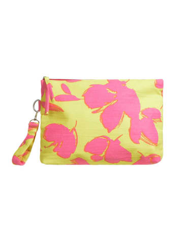 BLE Cosmeticatas geel/roze - (B)25 x (H)17 x (D)5 cm