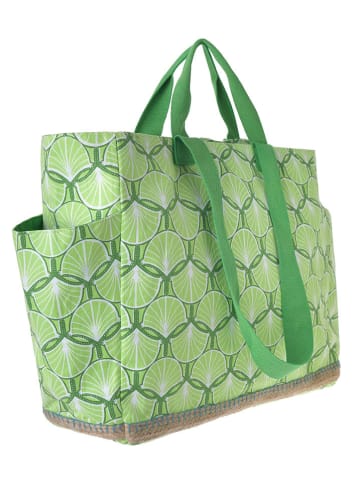 BLE Shopper bag w kolorze zielonym - 48 x 38 x 18 cm