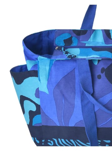 BLE Shopper bag w kolorze niebieskim - 48 x 38 x 18 cm