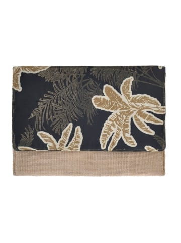 BLE Clutch in Beige/ Schwarz - (B)26 x (H)19 x (T)2 cm
