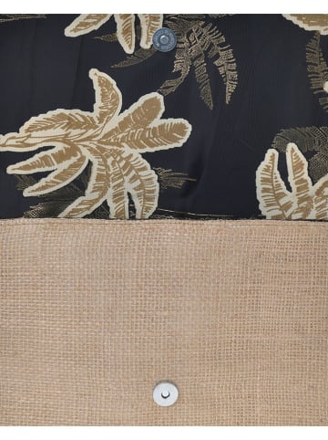 BLE Clutch in Beige/ Schwarz - (B)26 x (H)19 x (T)2 cm