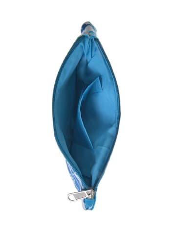 BLE Cosmeticatas wit/blauw - (B)24 x (H)19 x (D)6 cm