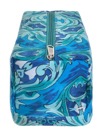 BLE Kosmetiktasche in Blau - (B)23 x (H)12 x (T)10 cm