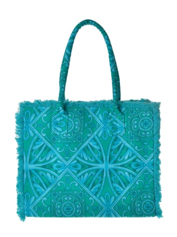 BLE Schoudertas turquoise - (B)35 x (H)30 x (D)20 cm