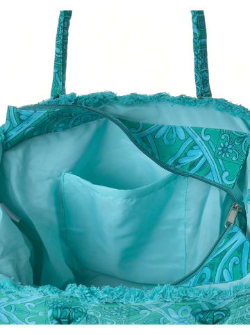 BLE Schoudertas turquoise - (B)35 x (H)30 x (D)20 cm