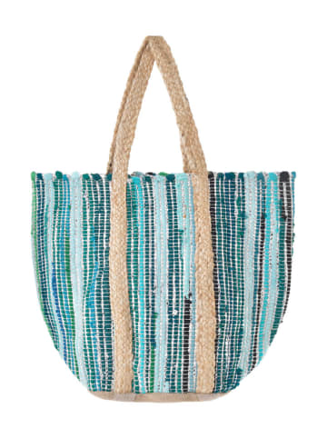 BLE Torebka w kolorze turkusowym - 32 x 40 x 28 cm
