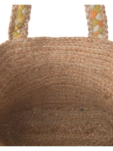 BLE Torebka w kolorze beżowym - 38 x 31 x 15 cm