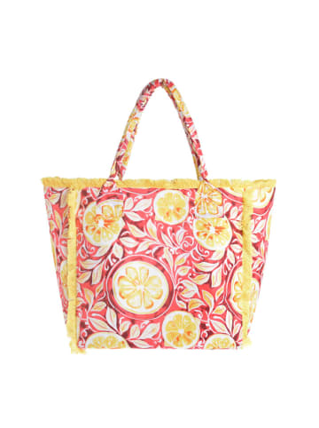 BLE Schoudertas rood/geel - (B)35 x (H)30 x (D)20 cm