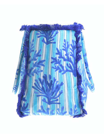 BLE Schultertasche in Hellblau/ Blau - (B)35 x (H)30 x (T)20 cm