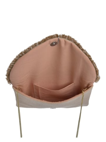 BLE Schoudertas beige - (B)25 x (H)18 x (D)3 cm