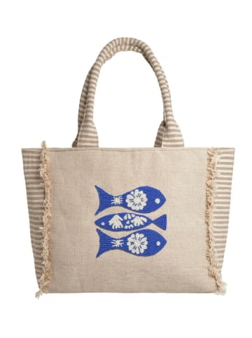BLE Schoudertas beige - (B)22 x (H)13,5 x (D)6 cm
