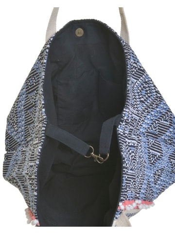 BLE Schultertasche in Dunkelblau - (B)38 x (H)34 x (T)11 cm