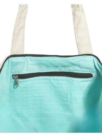 BLE Schoudertas turquoise - (B)38 x (H)38 x (D)15 cm