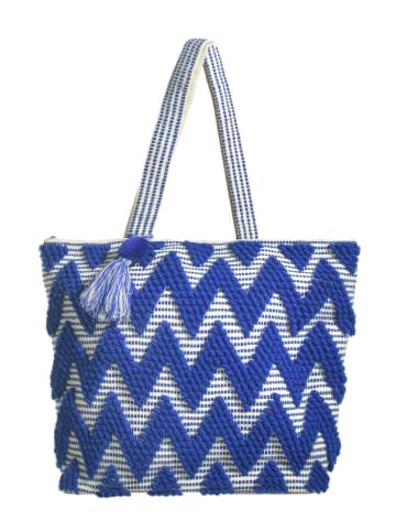 BLE Schoudertas blauw - (B)38 x (H)38 x (D)15 cm