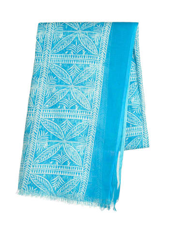 BLE Sjaal turquoise - (L)180 x (B)100 cm